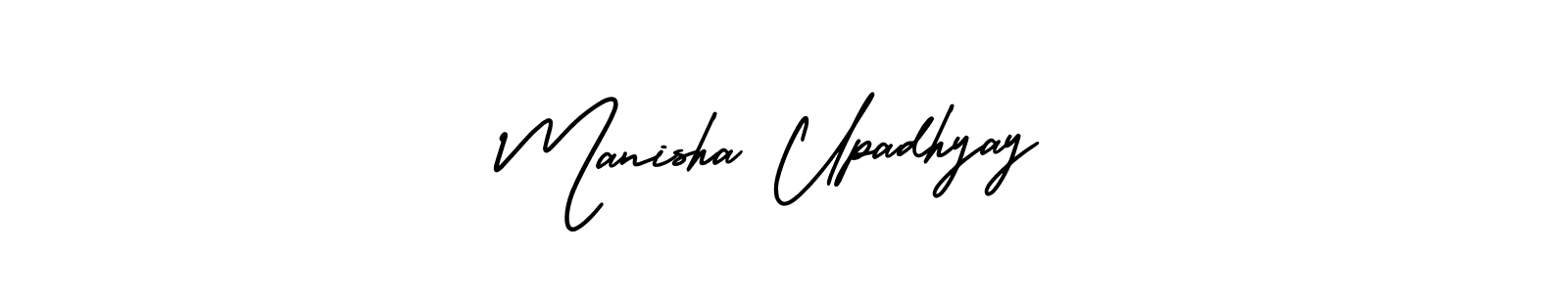 How to make Manisha Upadhyay signature? AmerikaSignatureDemo-Regular is a professional autograph style. Create handwritten signature for Manisha Upadhyay name. Manisha Upadhyay signature style 3 images and pictures png