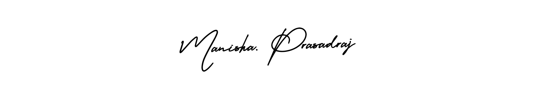 Make a beautiful signature design for name Manisha. Prasadraj. With this signature (AmerikaSignatureDemo-Regular) style, you can create a handwritten signature for free. Manisha. Prasadraj signature style 3 images and pictures png