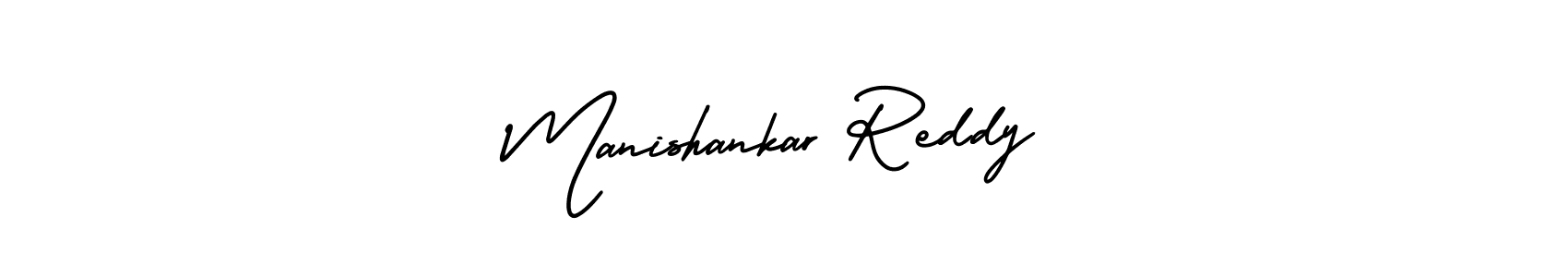 This is the best signature style for the Manishankar Reddy name. Also you like these signature font (AmerikaSignatureDemo-Regular). Mix name signature. Manishankar Reddy signature style 3 images and pictures png