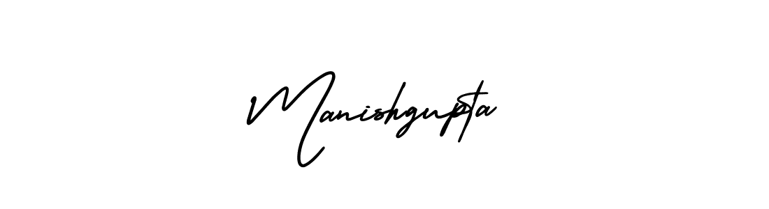 Manishgupta stylish signature style. Best Handwritten Sign (AmerikaSignatureDemo-Regular) for my name. Handwritten Signature Collection Ideas for my name Manishgupta. Manishgupta signature style 3 images and pictures png