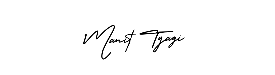 How to Draw Manit Tyagi signature style? AmerikaSignatureDemo-Regular is a latest design signature styles for name Manit Tyagi. Manit Tyagi signature style 3 images and pictures png