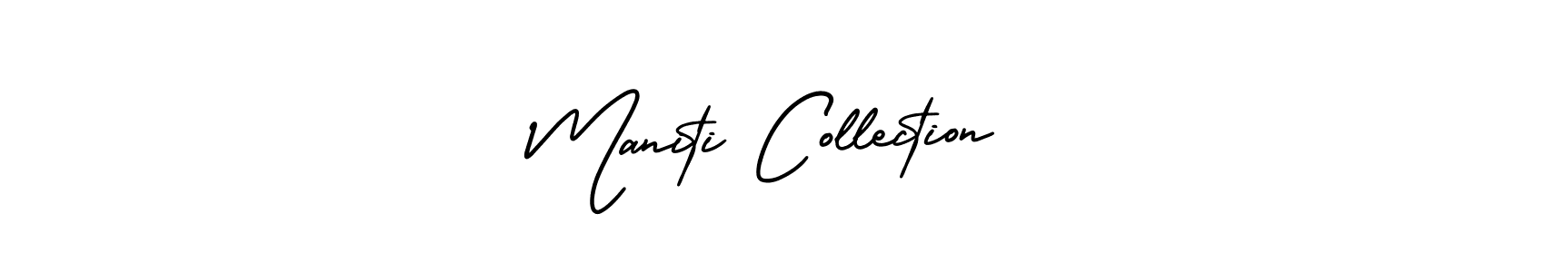 How to Draw Maniti Collection signature style? AmerikaSignatureDemo-Regular is a latest design signature styles for name Maniti Collection. Maniti Collection signature style 3 images and pictures png