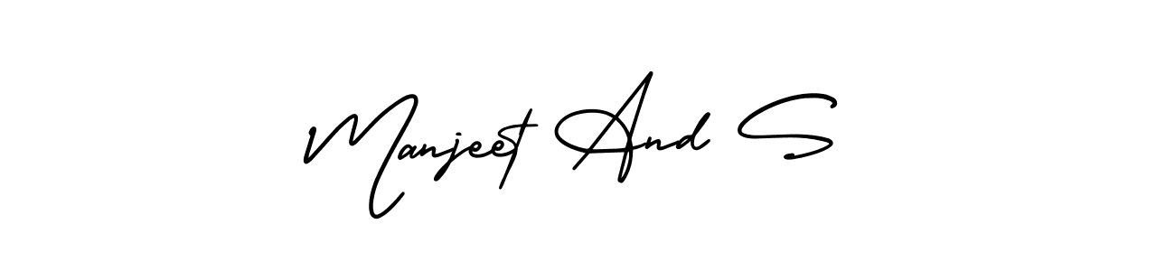 Best and Professional Signature Style for Manjeet And S. AmerikaSignatureDemo-Regular Best Signature Style Collection. Manjeet And S signature style 3 images and pictures png