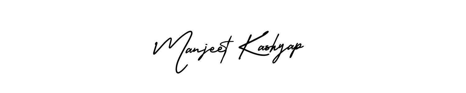 Also we have Manjeet Kashyap name is the best signature style. Create professional handwritten signature collection using AmerikaSignatureDemo-Regular autograph style. Manjeet Kashyap signature style 3 images and pictures png