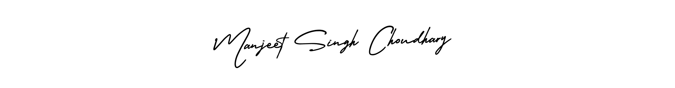 Make a beautiful signature design for name Manjeet Singh Choudhary. With this signature (AmerikaSignatureDemo-Regular) style, you can create a handwritten signature for free. Manjeet Singh Choudhary signature style 3 images and pictures png