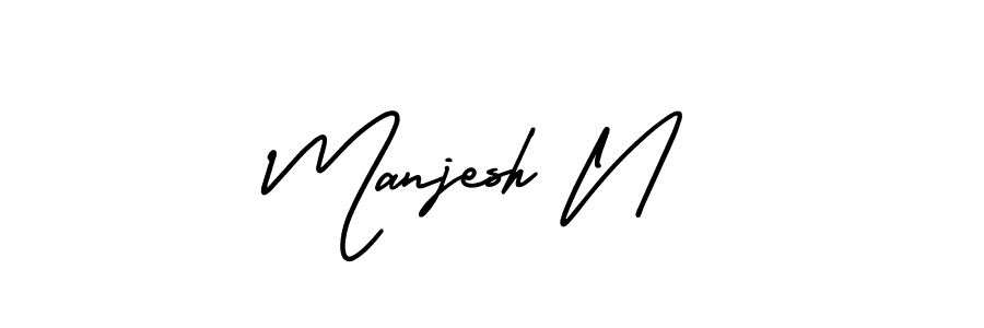 See photos of Manjesh N official signature by Spectra . Check more albums & portfolios. Read reviews & check more about AmerikaSignatureDemo-Regular font. Manjesh N signature style 3 images and pictures png