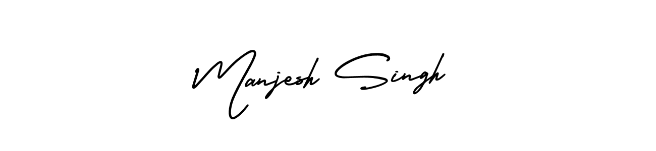 Also You can easily find your signature by using the search form. We will create Manjesh Singh name handwritten signature images for you free of cost using AmerikaSignatureDemo-Regular sign style. Manjesh Singh signature style 3 images and pictures png