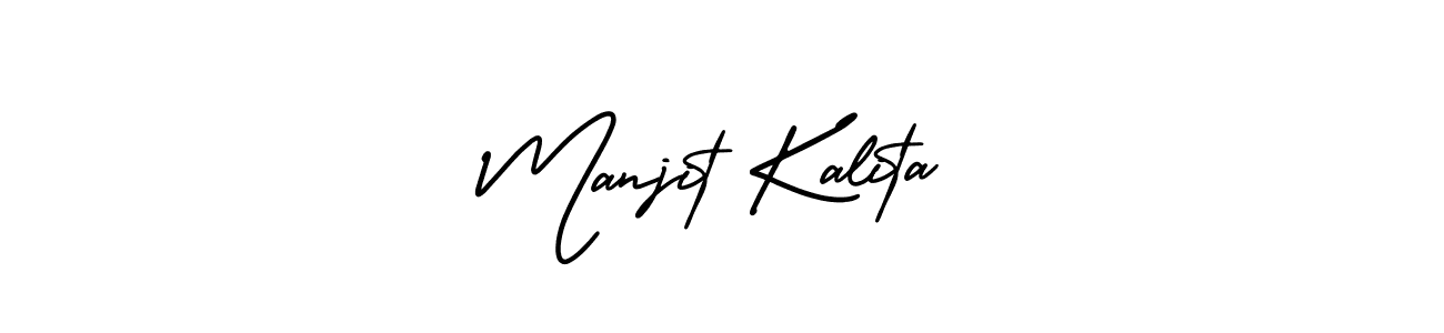 Best and Professional Signature Style for Manjit Kalita. AmerikaSignatureDemo-Regular Best Signature Style Collection. Manjit Kalita signature style 3 images and pictures png