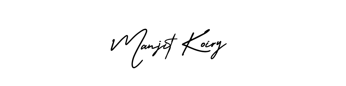 if you are searching for the best signature style for your name Manjit Koiry. so please give up your signature search. here we have designed multiple signature styles  using AmerikaSignatureDemo-Regular. Manjit Koiry signature style 3 images and pictures png
