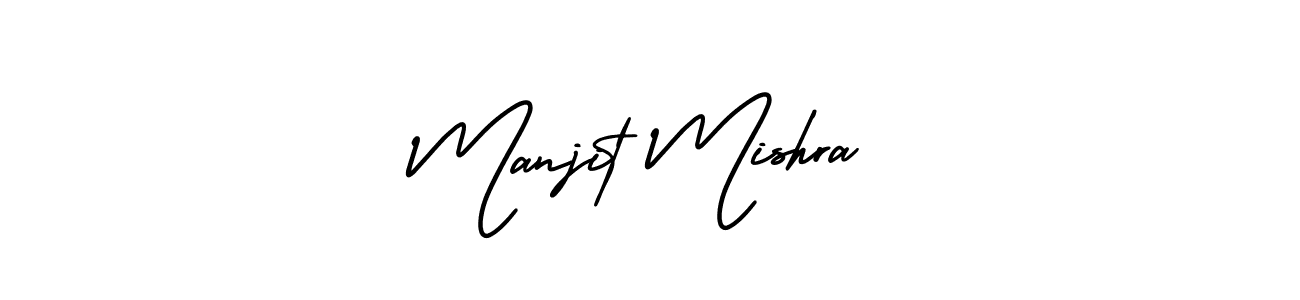 How to make Manjit Mishra signature? AmerikaSignatureDemo-Regular is a professional autograph style. Create handwritten signature for Manjit Mishra name. Manjit Mishra signature style 3 images and pictures png