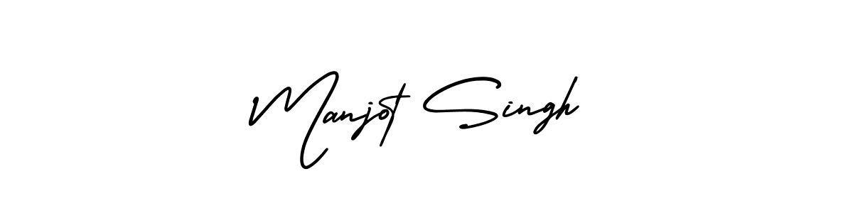 Design your own signature with our free online signature maker. With this signature software, you can create a handwritten (AmerikaSignatureDemo-Regular) signature for name Manjot Singh. Manjot Singh signature style 3 images and pictures png