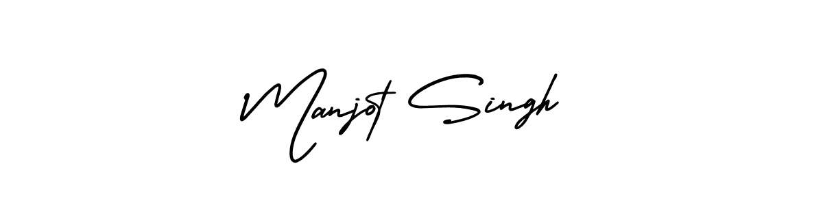 AmerikaSignatureDemo-Regular is a professional signature style that is perfect for those who want to add a touch of class to their signature. It is also a great choice for those who want to make their signature more unique. Get Manjot Singh name to fancy signature for free. Manjot Singh signature style 3 images and pictures png