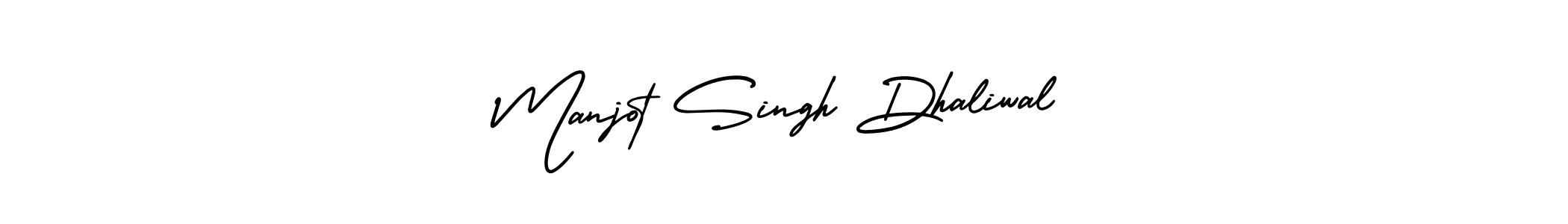 The best way (AmerikaSignatureDemo-Regular) to make a short signature is to pick only two or three words in your name. The name Manjot Singh Dhaliwal include a total of six letters. For converting this name. Manjot Singh Dhaliwal signature style 3 images and pictures png