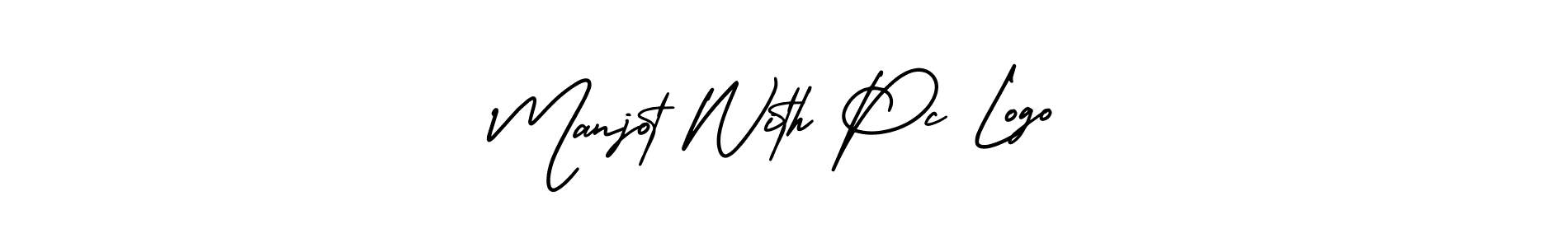 How to Draw Manjot With Pc Logo signature style? AmerikaSignatureDemo-Regular is a latest design signature styles for name Manjot With Pc Logo. Manjot With Pc Logo signature style 3 images and pictures png