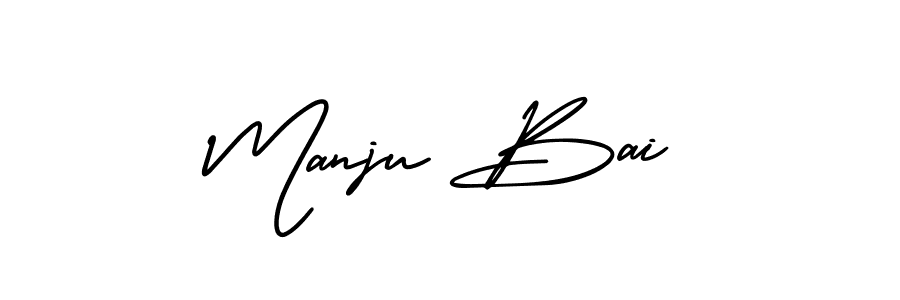 How to Draw Manju Bai signature style? AmerikaSignatureDemo-Regular is a latest design signature styles for name Manju Bai. Manju Bai signature style 3 images and pictures png