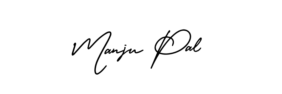 How to Draw Manju Pal signature style? AmerikaSignatureDemo-Regular is a latest design signature styles for name Manju Pal. Manju Pal signature style 3 images and pictures png