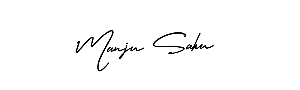 Also we have Manju Sahu name is the best signature style. Create professional handwritten signature collection using AmerikaSignatureDemo-Regular autograph style. Manju Sahu signature style 3 images and pictures png