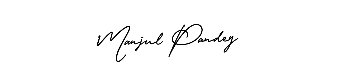 if you are searching for the best signature style for your name Manjul Pandey. so please give up your signature search. here we have designed multiple signature styles  using AmerikaSignatureDemo-Regular. Manjul Pandey signature style 3 images and pictures png