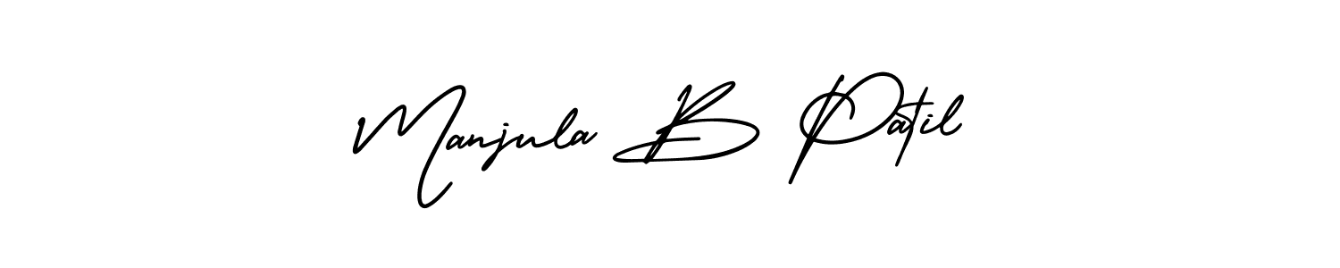 Here are the top 10 professional signature styles for the name Manjula B Patil. These are the best autograph styles you can use for your name. Manjula B Patil signature style 3 images and pictures png