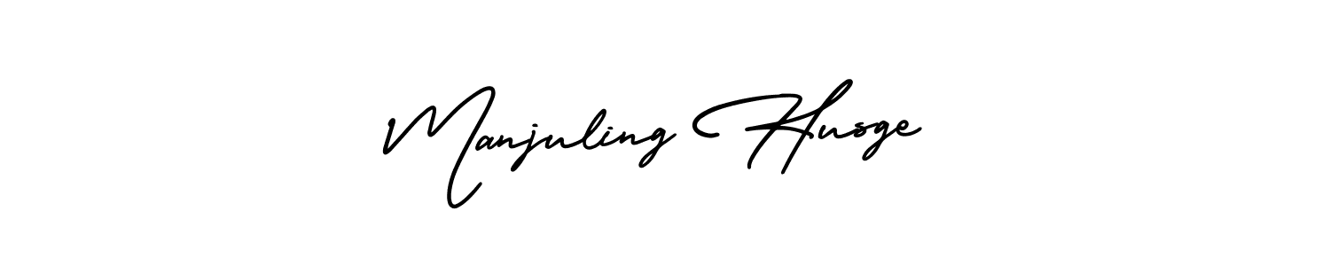 Check out images of Autograph of Manjuling Husge name. Actor Manjuling Husge Signature Style. AmerikaSignatureDemo-Regular is a professional sign style online. Manjuling Husge signature style 3 images and pictures png