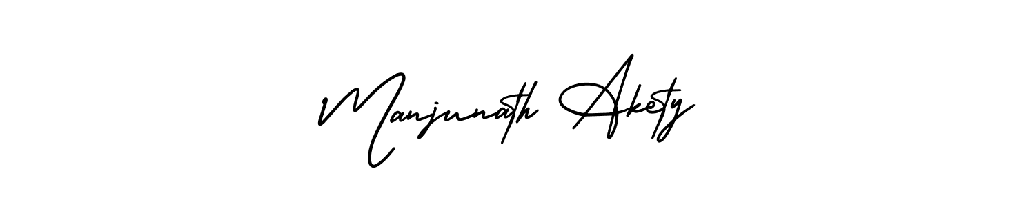 if you are searching for the best signature style for your name Manjunath Akety. so please give up your signature search. here we have designed multiple signature styles  using AmerikaSignatureDemo-Regular. Manjunath Akety signature style 3 images and pictures png