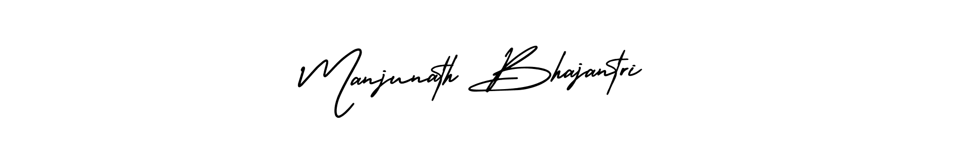 Design your own signature with our free online signature maker. With this signature software, you can create a handwritten (AmerikaSignatureDemo-Regular) signature for name Manjunath Bhajantri. Manjunath Bhajantri signature style 3 images and pictures png