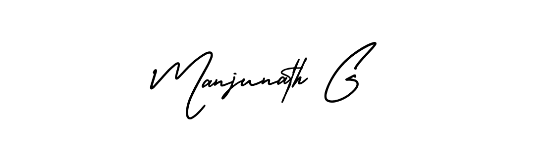 How to make Manjunath G signature? AmerikaSignatureDemo-Regular is a professional autograph style. Create handwritten signature for Manjunath G name. Manjunath G signature style 3 images and pictures png