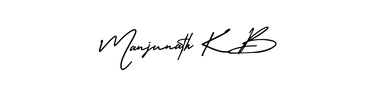 How to Draw Manjunath K B signature style? AmerikaSignatureDemo-Regular is a latest design signature styles for name Manjunath K B. Manjunath K B signature style 3 images and pictures png