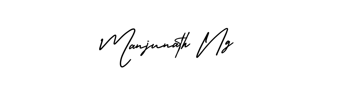 Also You can easily find your signature by using the search form. We will create Manjunath Ng name handwritten signature images for you free of cost using AmerikaSignatureDemo-Regular sign style. Manjunath Ng signature style 3 images and pictures png