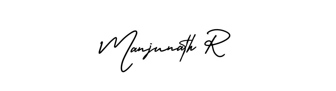How to Draw Manjunath R signature style? AmerikaSignatureDemo-Regular is a latest design signature styles for name Manjunath R. Manjunath R signature style 3 images and pictures png
