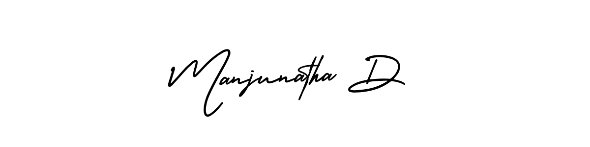 It looks lik you need a new signature style for name Manjunatha D. Design unique handwritten (AmerikaSignatureDemo-Regular) signature with our free signature maker in just a few clicks. Manjunatha D signature style 3 images and pictures png