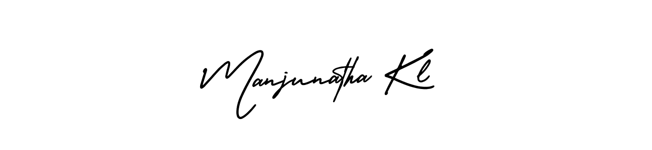 Design your own signature with our free online signature maker. With this signature software, you can create a handwritten (AmerikaSignatureDemo-Regular) signature for name Manjunatha Kl. Manjunatha Kl signature style 3 images and pictures png