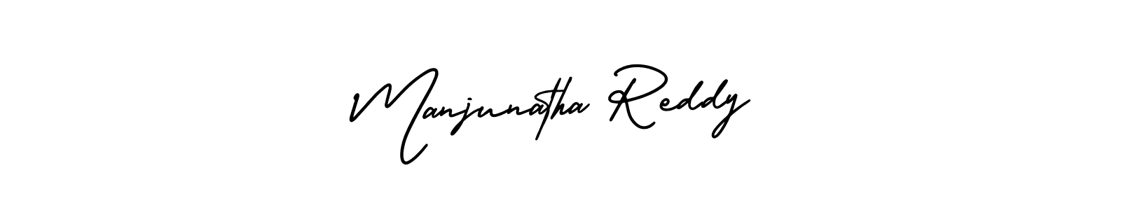 Manjunatha Reddy stylish signature style. Best Handwritten Sign (AmerikaSignatureDemo-Regular) for my name. Handwritten Signature Collection Ideas for my name Manjunatha Reddy. Manjunatha Reddy signature style 3 images and pictures png