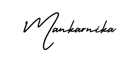 Use a signature maker to create a handwritten signature online. With this signature software, you can design (AmerikaSignatureDemo-Regular) your own signature for name Mankarnika. Mankarnika signature style 3 images and pictures png