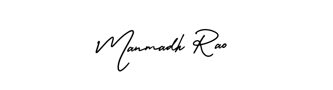 Design your own signature with our free online signature maker. With this signature software, you can create a handwritten (AmerikaSignatureDemo-Regular) signature for name Manmadh Rao. Manmadh Rao signature style 3 images and pictures png