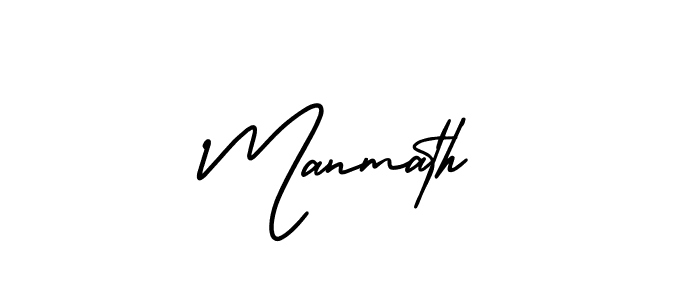 Use a signature maker to create a handwritten signature online. With this signature software, you can design (AmerikaSignatureDemo-Regular) your own signature for name Manmath. Manmath signature style 3 images and pictures png