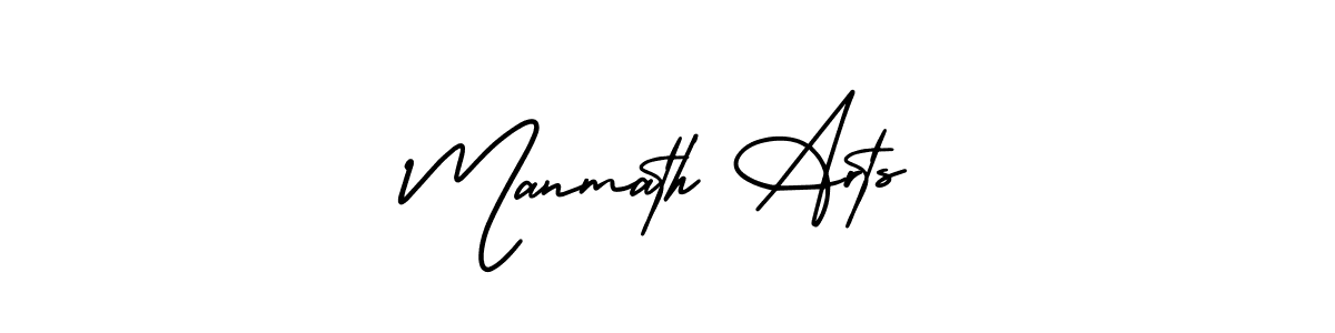 Use a signature maker to create a handwritten signature online. With this signature software, you can design (AmerikaSignatureDemo-Regular) your own signature for name Manmath Arts. Manmath Arts signature style 3 images and pictures png