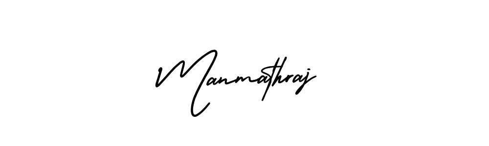 Manmathraj stylish signature style. Best Handwritten Sign (AmerikaSignatureDemo-Regular) for my name. Handwritten Signature Collection Ideas for my name Manmathraj. Manmathraj signature style 3 images and pictures png