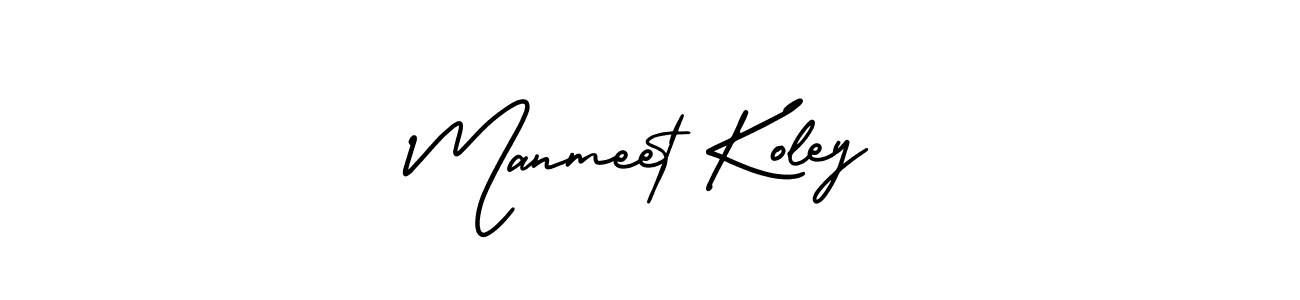 if you are searching for the best signature style for your name Manmeet Koley. so please give up your signature search. here we have designed multiple signature styles  using AmerikaSignatureDemo-Regular. Manmeet Koley signature style 3 images and pictures png
