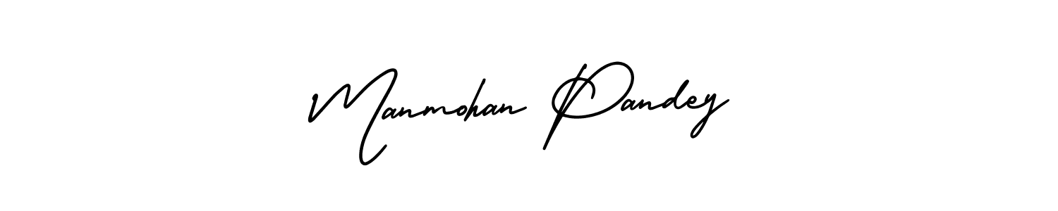 How to make Manmohan Pandey signature? AmerikaSignatureDemo-Regular is a professional autograph style. Create handwritten signature for Manmohan Pandey name. Manmohan Pandey signature style 3 images and pictures png