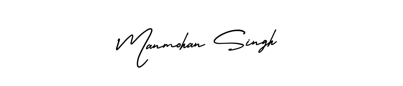 Manmohan Singh stylish signature style. Best Handwritten Sign (AmerikaSignatureDemo-Regular) for my name. Handwritten Signature Collection Ideas for my name Manmohan Singh. Manmohan Singh signature style 3 images and pictures png