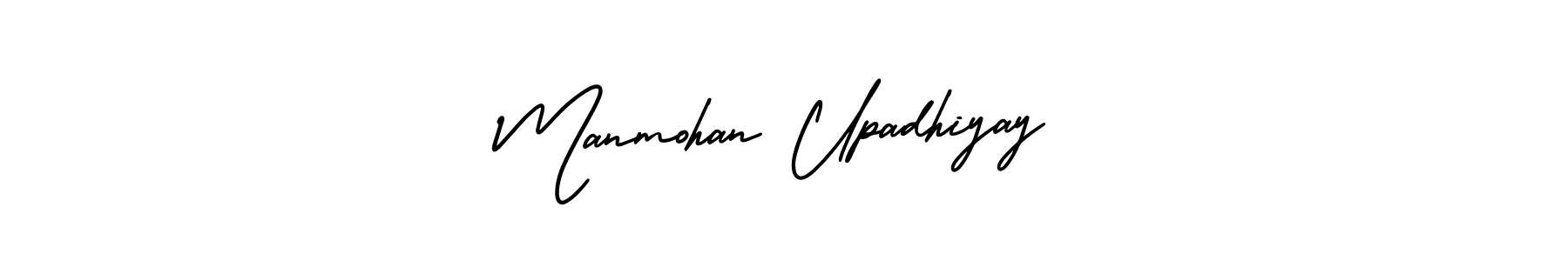 Make a beautiful signature design for name Manmohan Upadhiyay. Use this online signature maker to create a handwritten signature for free. Manmohan Upadhiyay signature style 3 images and pictures png