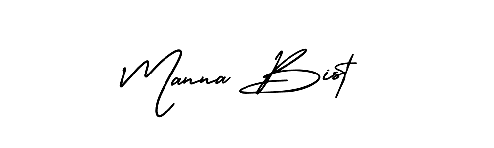 AmerikaSignatureDemo-Regular is a professional signature style that is perfect for those who want to add a touch of class to their signature. It is also a great choice for those who want to make their signature more unique. Get Manna Bist name to fancy signature for free. Manna Bist signature style 3 images and pictures png