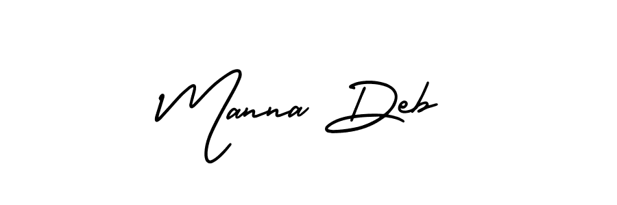 Make a short Manna Deb signature style. Manage your documents anywhere anytime using AmerikaSignatureDemo-Regular. Create and add eSignatures, submit forms, share and send files easily. Manna Deb signature style 3 images and pictures png