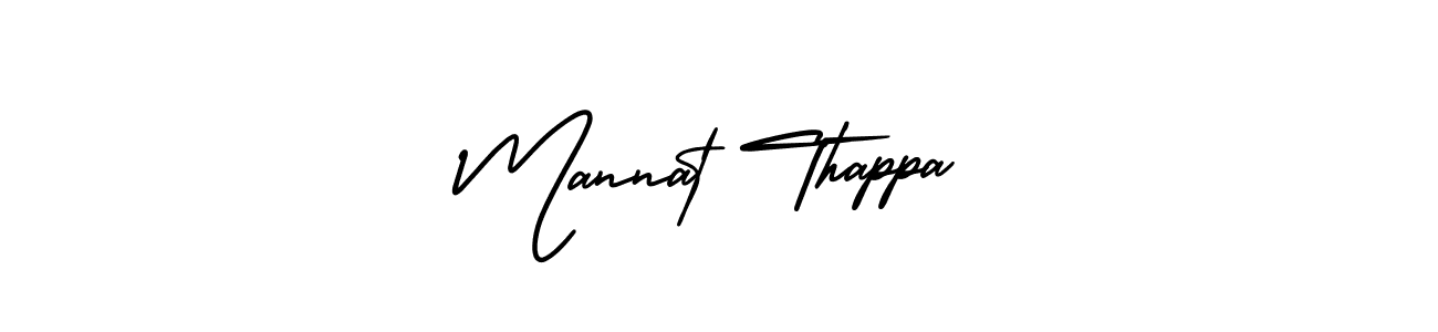 How to make Mannat Thappa signature? AmerikaSignatureDemo-Regular is a professional autograph style. Create handwritten signature for Mannat Thappa name. Mannat Thappa signature style 3 images and pictures png