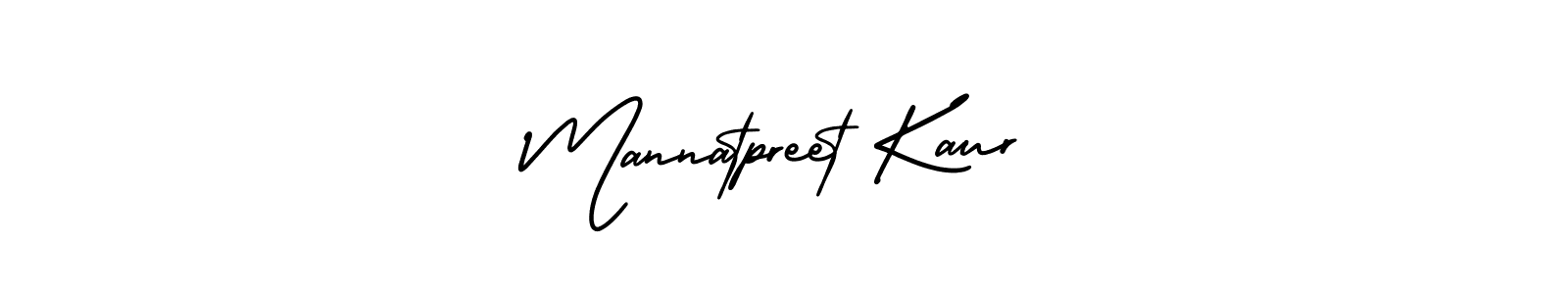 The best way (AmerikaSignatureDemo-Regular) to make a short signature is to pick only two or three words in your name. The name Mannatpreet Kaur include a total of six letters. For converting this name. Mannatpreet Kaur signature style 3 images and pictures png