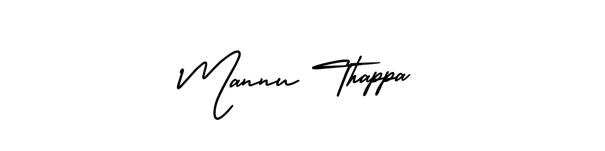 if you are searching for the best signature style for your name Mannu Thappa. so please give up your signature search. here we have designed multiple signature styles  using AmerikaSignatureDemo-Regular. Mannu Thappa signature style 3 images and pictures png