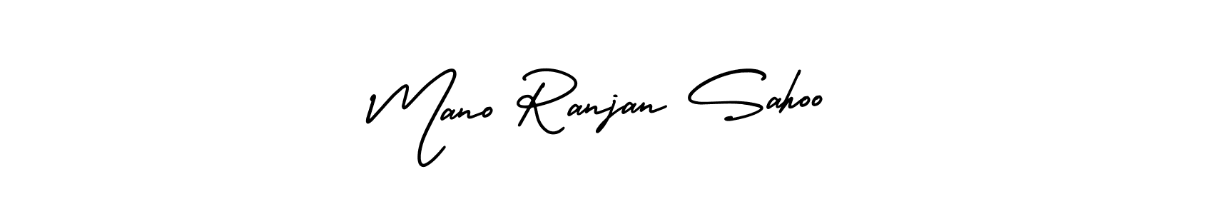 Also You can easily find your signature by using the search form. We will create Mano Ranjan Sahoo name handwritten signature images for you free of cost using AmerikaSignatureDemo-Regular sign style. Mano Ranjan Sahoo signature style 3 images and pictures png