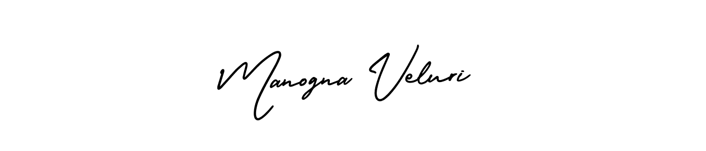 How to Draw Manogna Veluri signature style? AmerikaSignatureDemo-Regular is a latest design signature styles for name Manogna Veluri. Manogna Veluri signature style 3 images and pictures png