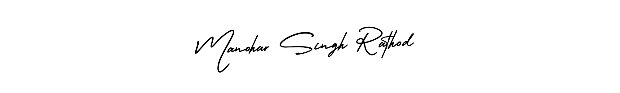 Also You can easily find your signature by using the search form. We will create Manohar Singh Rathod name handwritten signature images for you free of cost using AmerikaSignatureDemo-Regular sign style. Manohar Singh Rathod signature style 3 images and pictures png